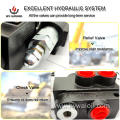 12V DC 1Spool Hydraulic Monoblock Solenoid Control Valve